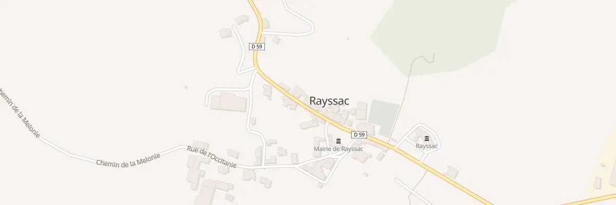 Plan du 5017 Le Village à Rayssac