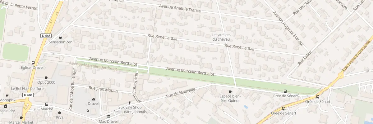 Plan du 55 Av Marcelin Berthelot à Draveil