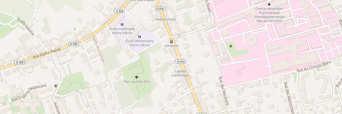 Plan du 24 Rue de Paris à Clermont