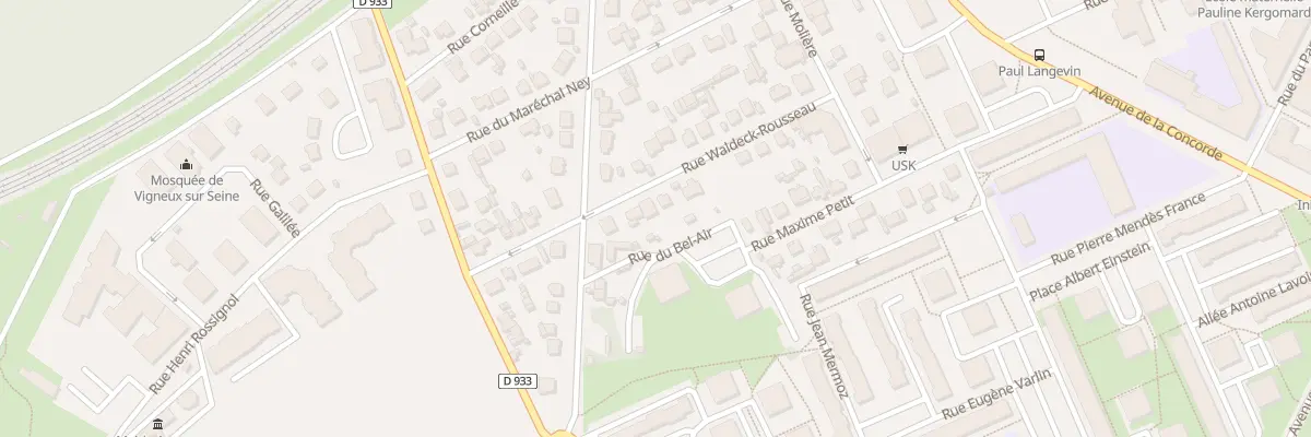 Plan du 18 Rue Waldeck Rousseau à Vigneux-sur-Seine