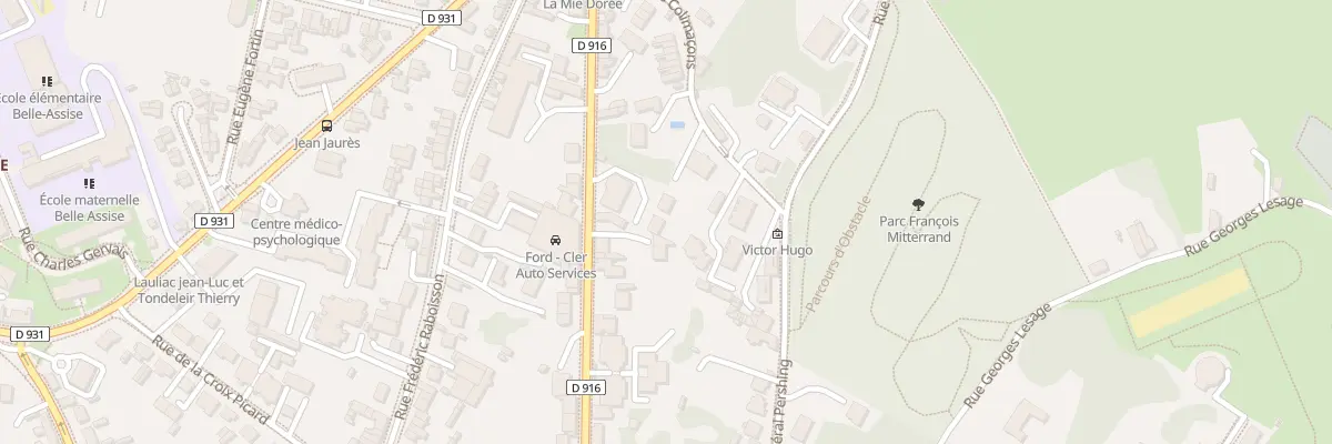 Plan du 88 Rue du Général de Gaulle à Clermont