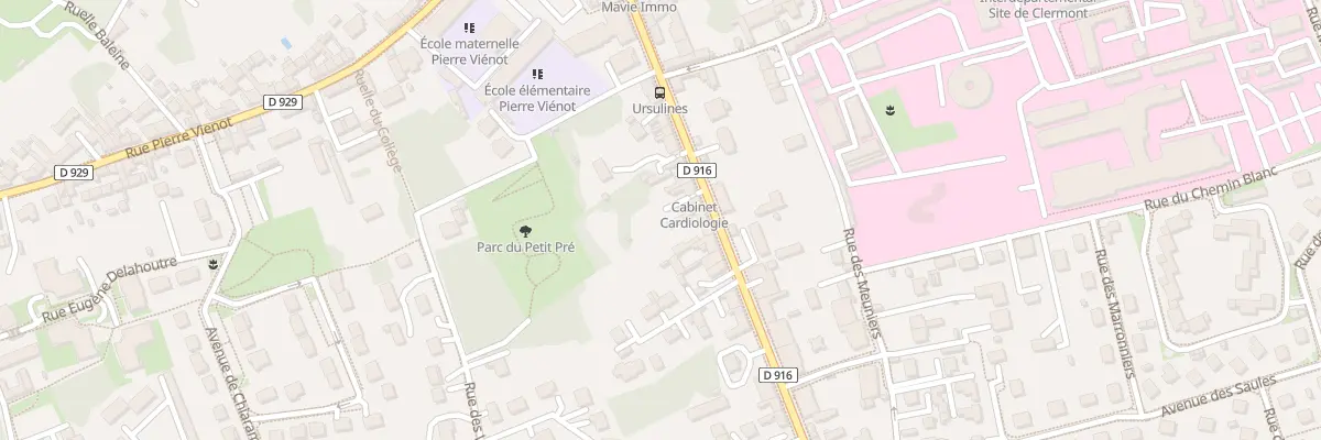 Plan du 28B Rue de Paris à Clermont