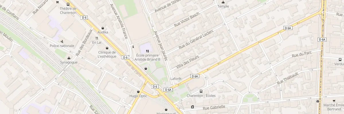 Plan du 2 Rue du Gen Leclerc à Charenton-le-Pont