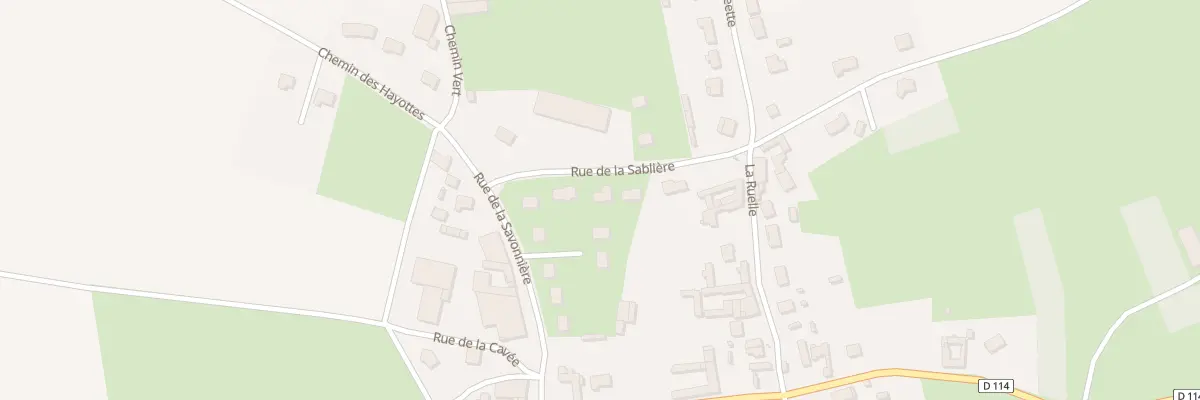 Plan du 6 Rue de la Sablière à Hérissart