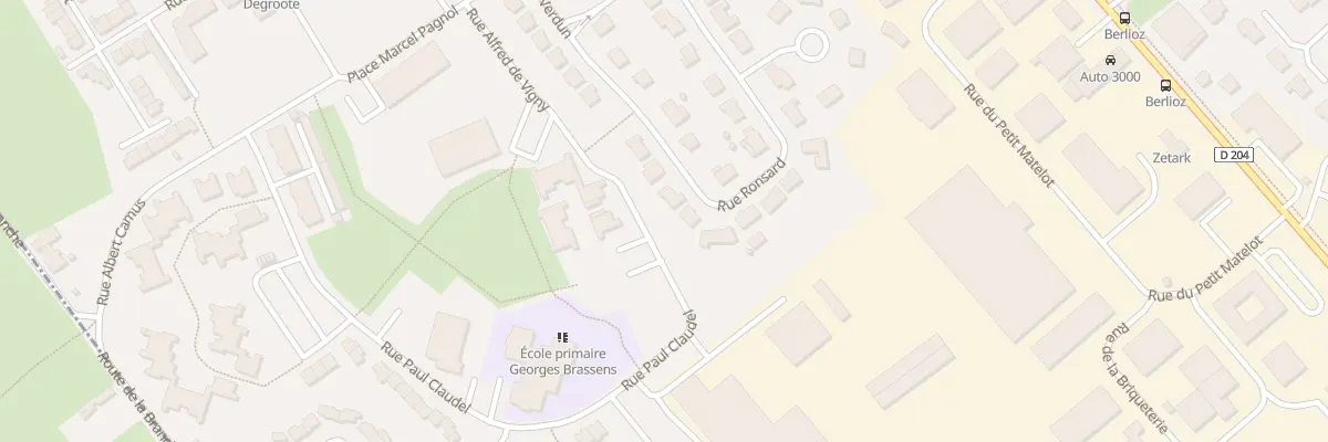 Plan du 25 Rue Ronsard à Téteghem-Coudekerque-Village