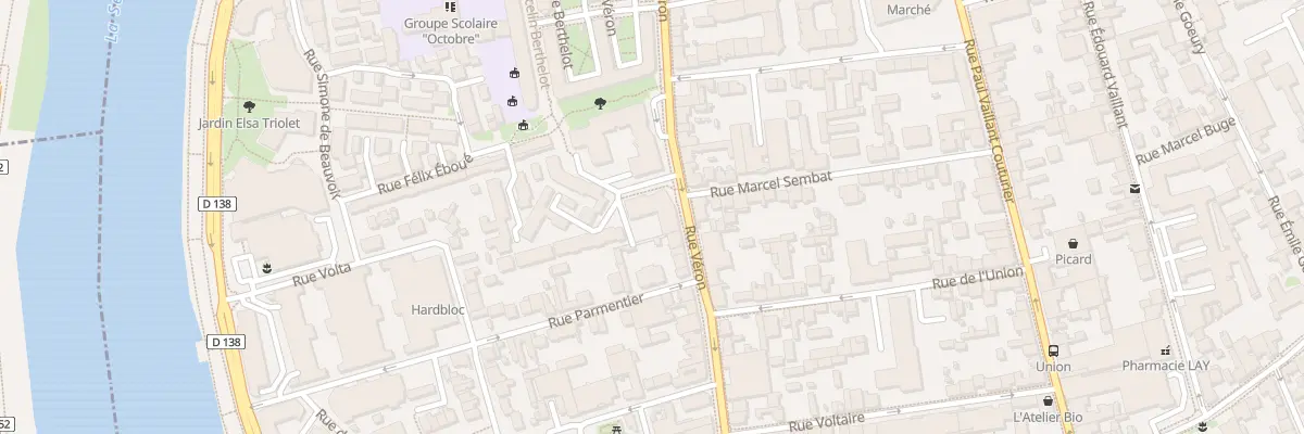 Plan du 108Q Rue Véron à Alfortville