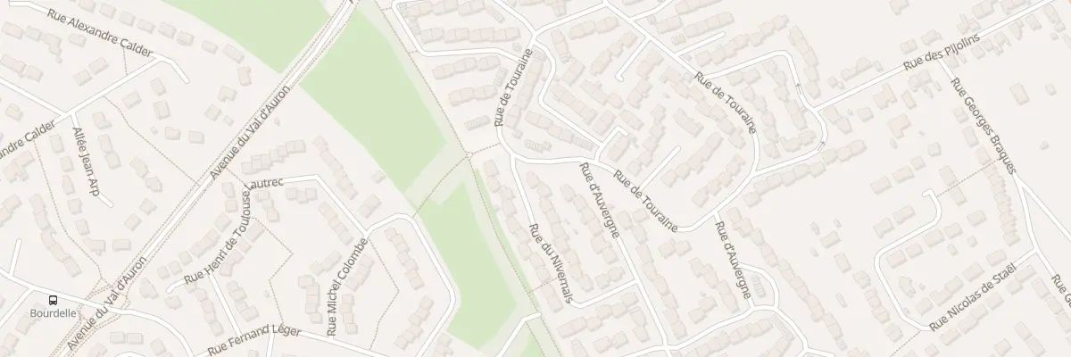 Plan du 1 Rue du Nivernais à Bourges