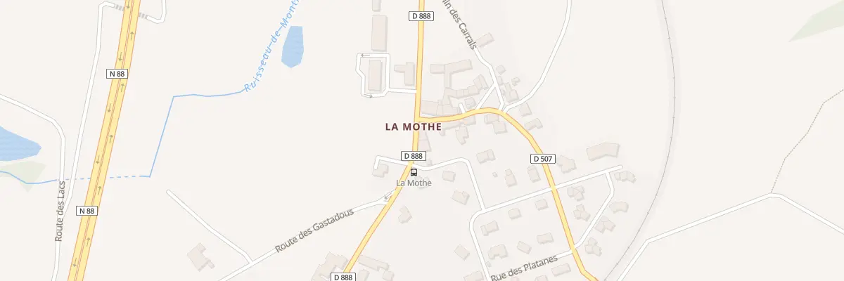 Plan du 5381 La Mothe à Quins