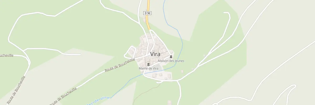 Plan du 2 Rue du Ferrageal à Vira