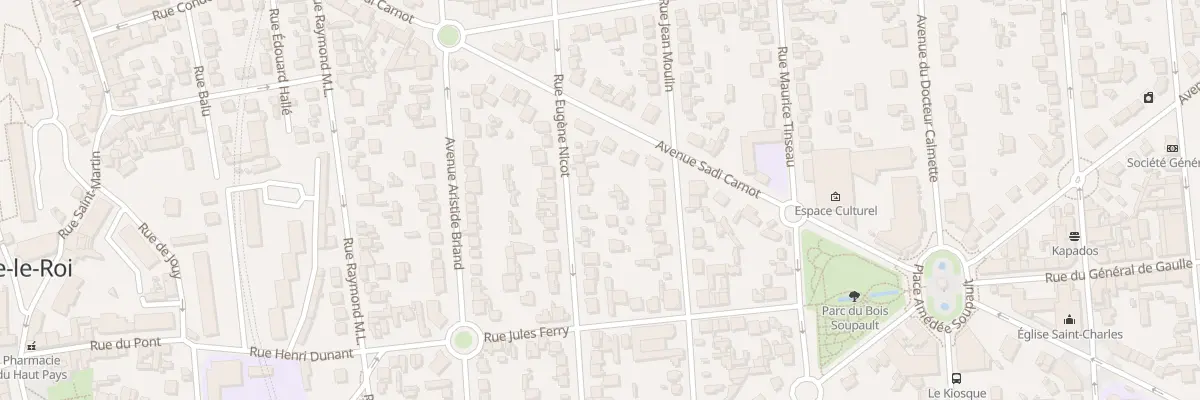 Plan du 14 Rue Eugene Nicot à Villeneuve-le-Roi
