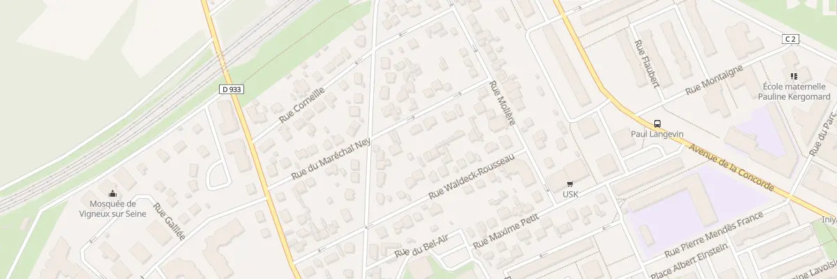 Plan du 20 Rue du Maréchal Ney à Vigneux-sur-Seine