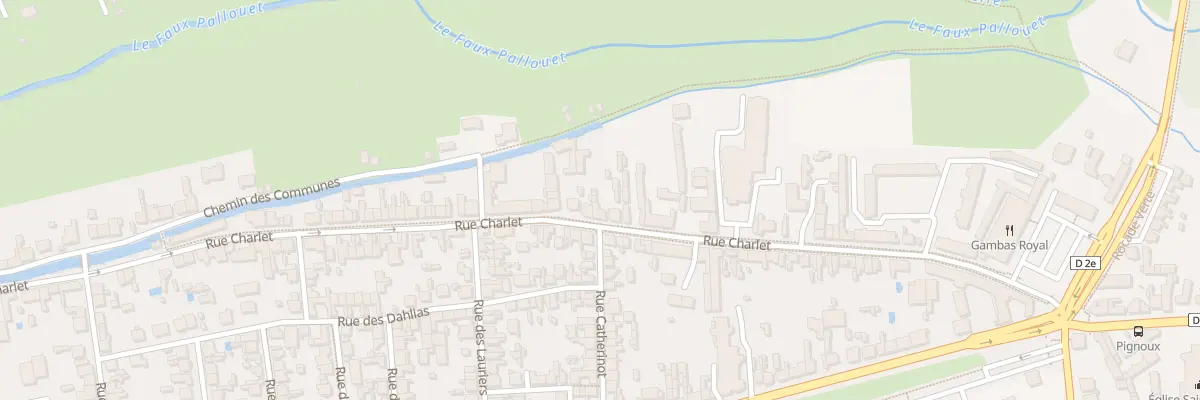 Plan du 75 Rue Charlet à Bourges