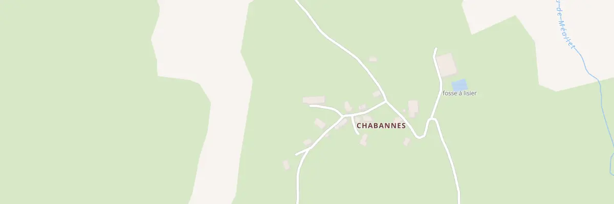 Plan du 18 Chabannes à Méallet