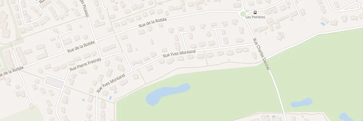 Plan du 36 Rue Yves Montand à Bourges