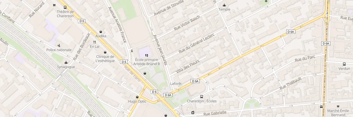 Plan du 4 Rue du Gen Leclerc à Charenton-le-Pont