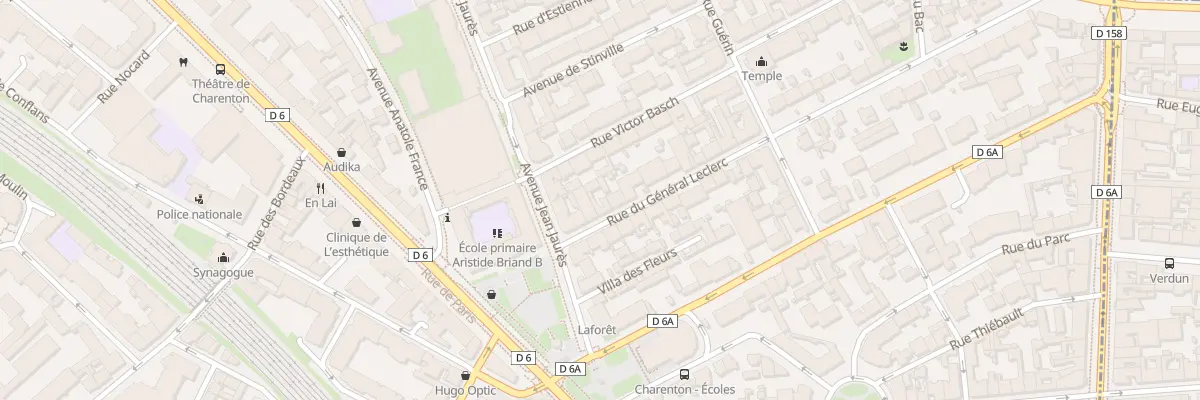 Plan du 3 Rue du Gen Leclerc à Charenton-le-Pont