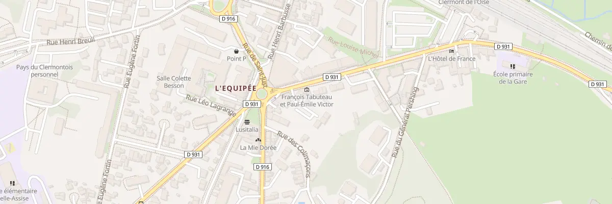 Plan du 8 Av des Déportés à Clermont