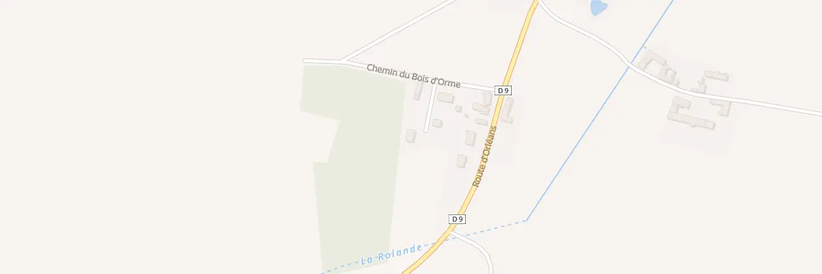 Plan du 4 Che du Bois d’Orme à Beaune-la-Rolande
