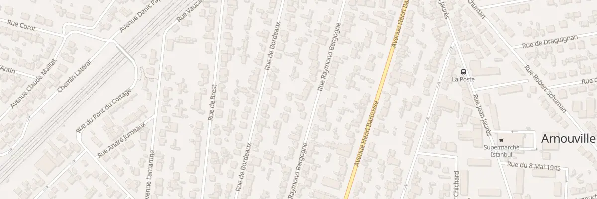 Plan du 59B Rue Raymond Bergogne à Arnouville