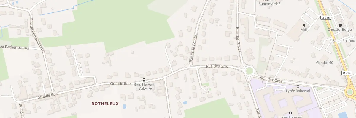 Plan du 2 Gr Grande Rue à Breuil-le-Vert