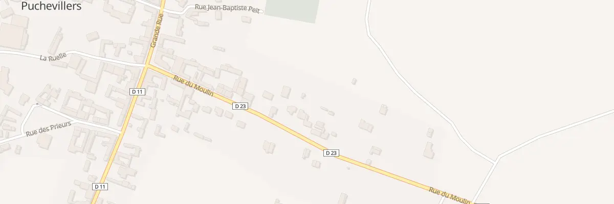 Plan du 13B Rue du Moulin à Puchevillers