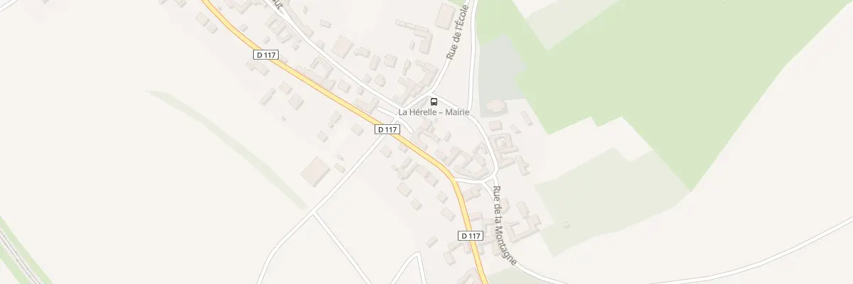 Plan du 1 Rue du Bout de la Ville à La Hérelle