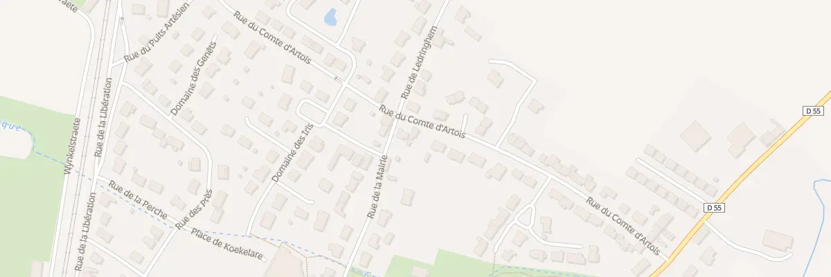 Plan du 27 Rue du Comte d’Artois à Arnèke