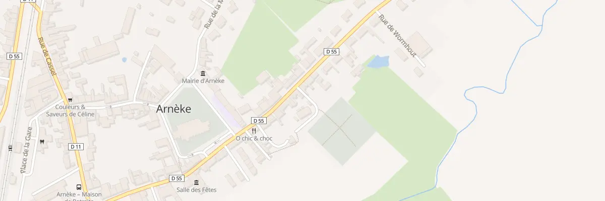 Plan du 16 Rue de Wormhout à Arnèke