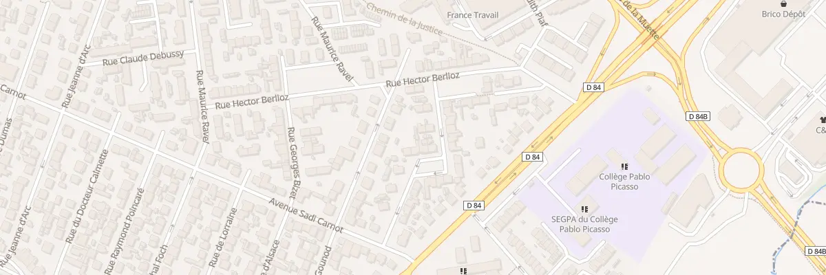 Plan du 11 Rue Mozart à Garges-lès-Gonesse