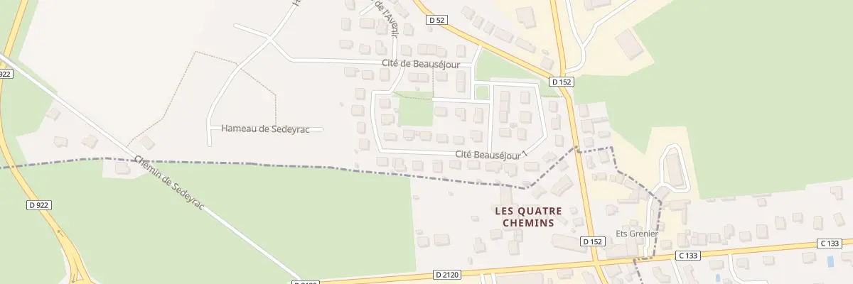 Plan du 37 Cité Beausejour 1 à Naucelles