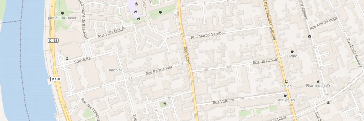 Plan du 39 Rue Parmentier à Alfortville