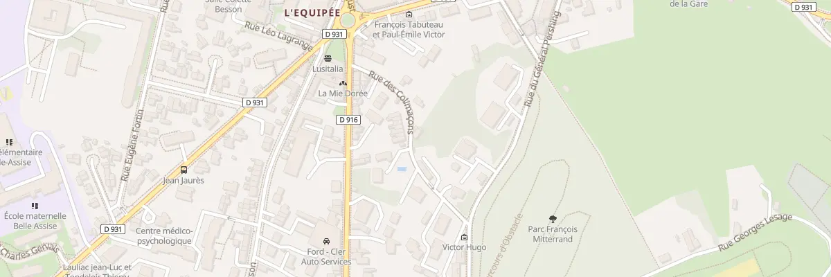 Plan du 35 Rue du Général Pershing à Clermont