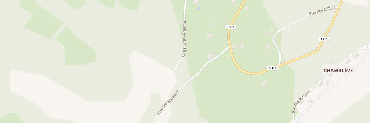 Plan du 6 Che des Chardons à Champagnac