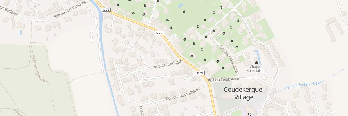 Plan du 30 Rue Principale CD 72 à Téteghem-Coudekerque-Village