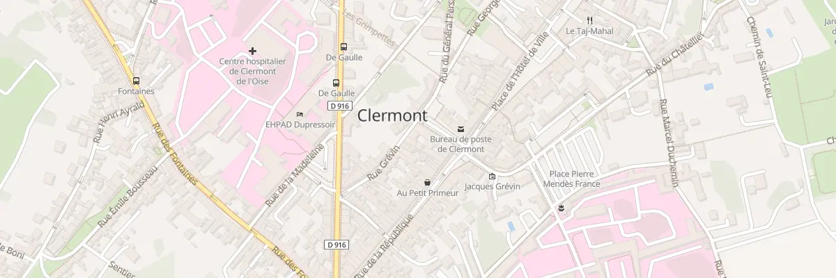 Plan du 14 Rue Grévin à Clermont