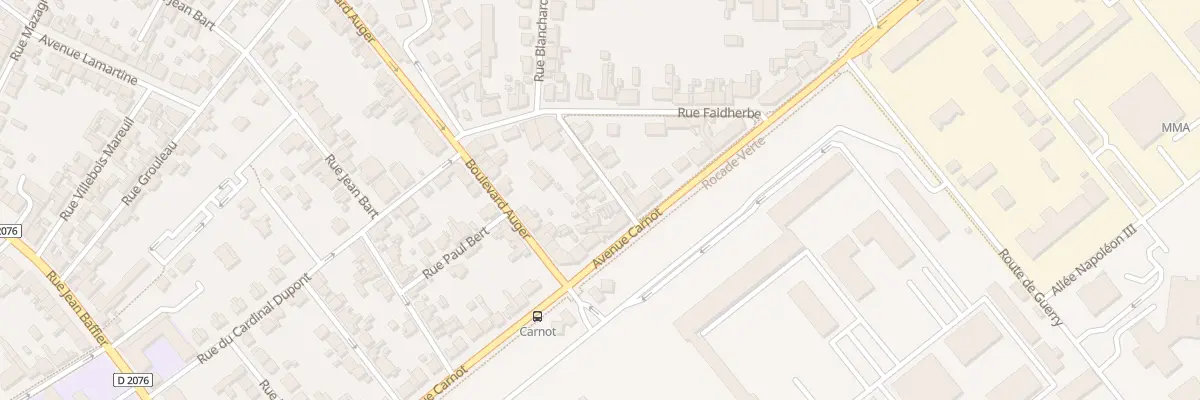 Plan du 16 Rue du 37e Rgt Artillerie à Bourges