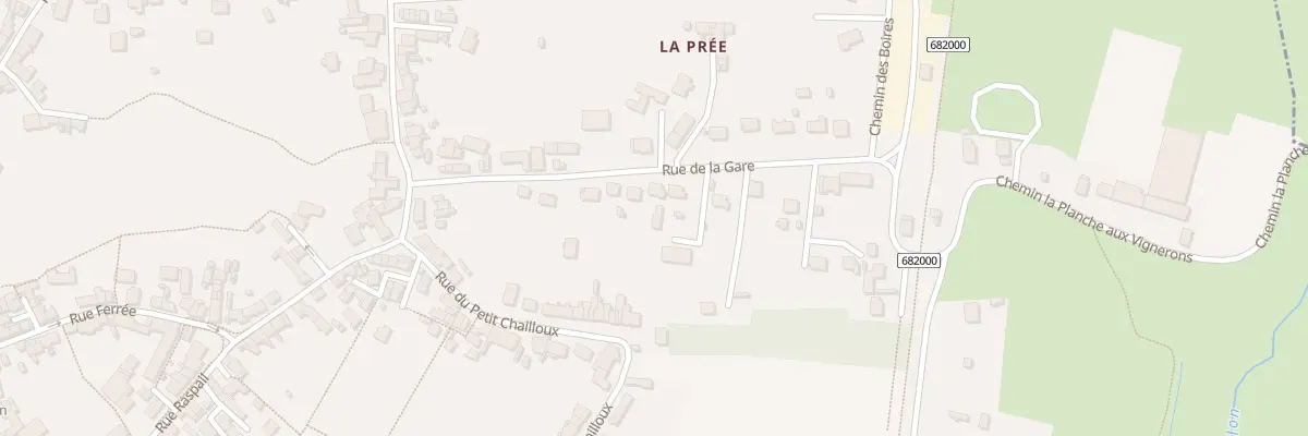 Plan du 20 Rue de la Gare à Bourges