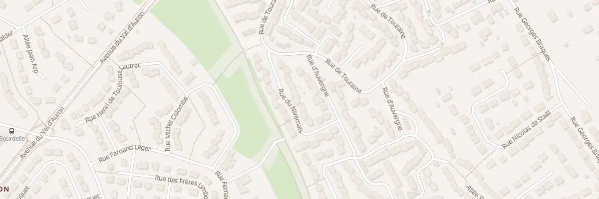 Plan du 11 Rue du Nivernais à Bourges
