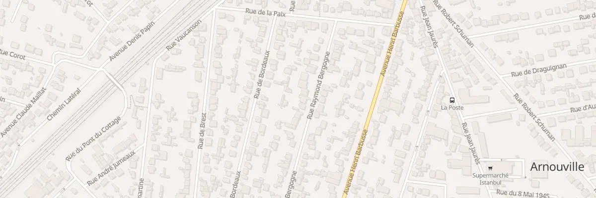 Plan du 67 Rue Raymond Bergogne à Arnouville