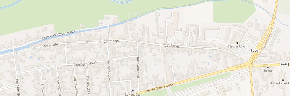 Plan du 154 Rue Charlet à Bourges