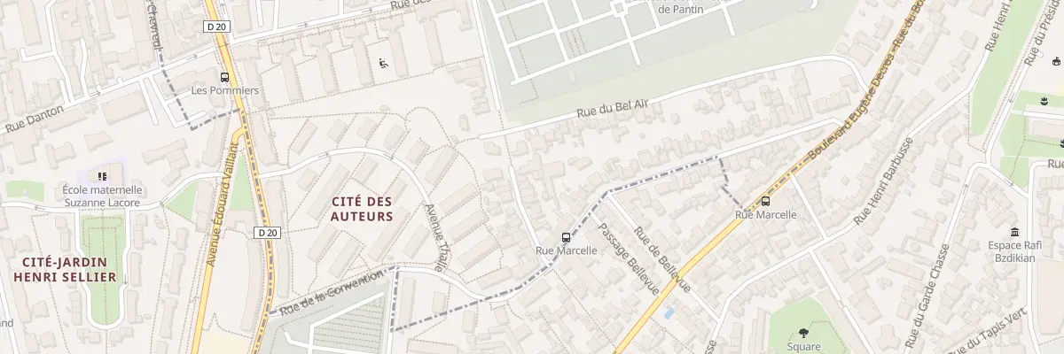 Plan du 41 Rue de Candale Prolongee à Pantin