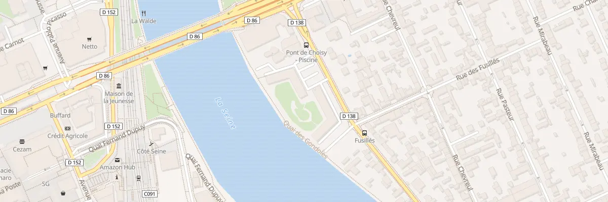 Plan du 6 Av Villeneuve Saint Georges à Choisy-le-Roi