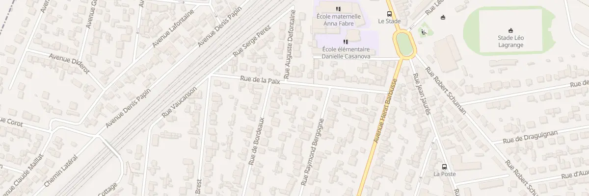 Plan du 15 Rue de la Paix à Arnouville