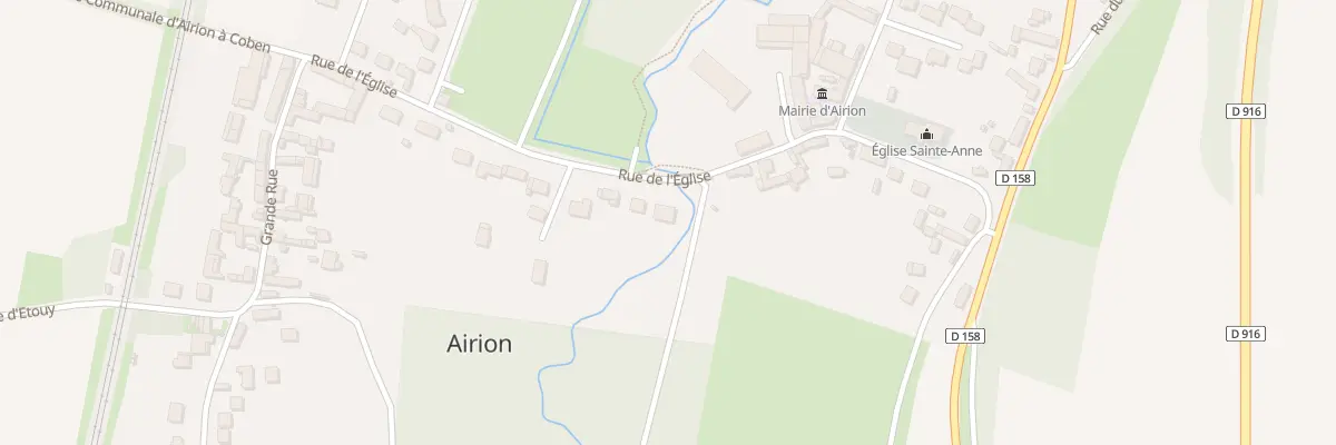 Plan du 13 Rue de l’Eglise à Airion