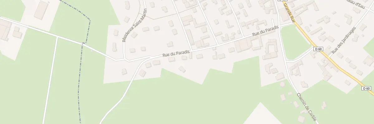Plan du 12 Rue du Paradis à Hérissart