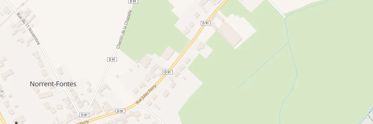 Plan du 35 Rue Jules Ferry à Norrent-Fontes