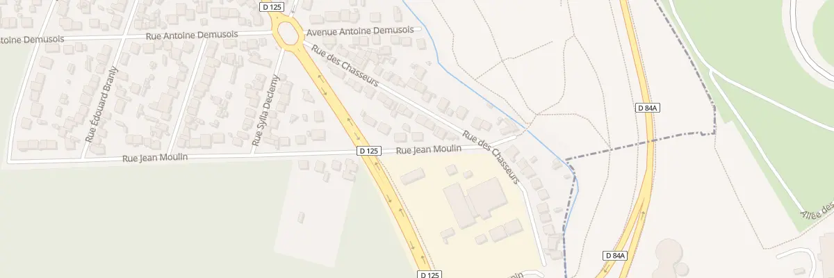 Plan du 105 Rue Jean Moulin à Garges-lès-Gonesse