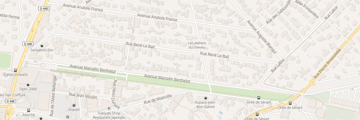 Plan du 60 Rue Rene Le Bail à Draveil