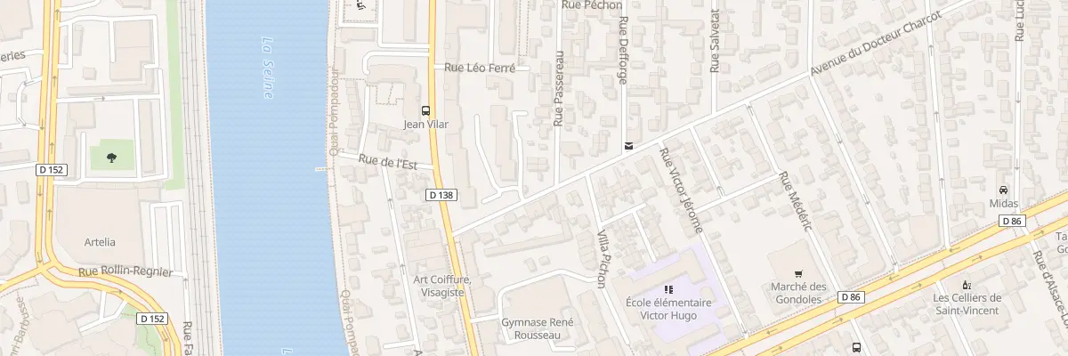 Plan du 3 Rue Passereau à Choisy-le-Roi