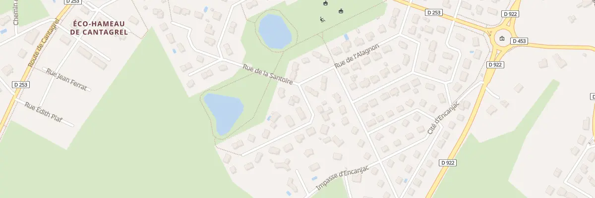 Plan du 2 Rue de la Bertrande à Naucelles